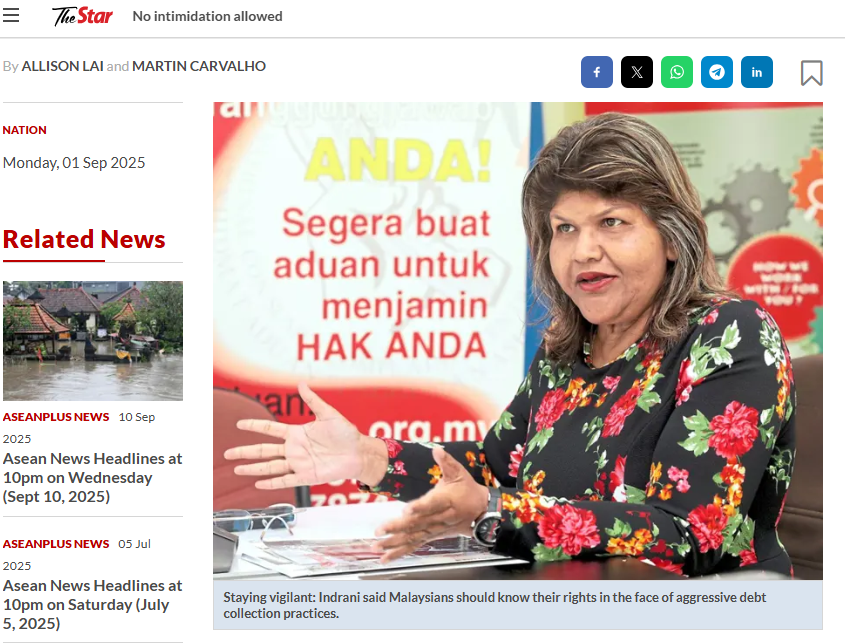 No Intimidation on Time-Barred Debts -TheStar